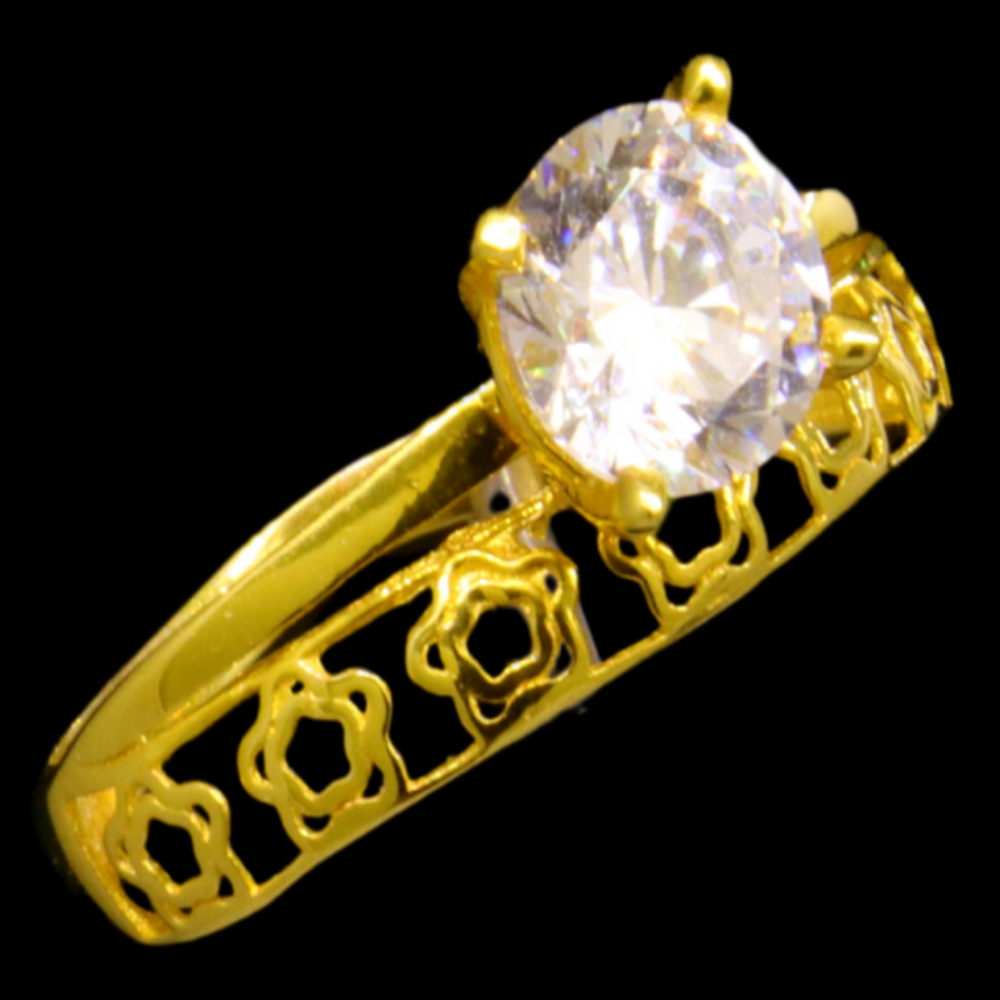 21K Gold Bridal Ring